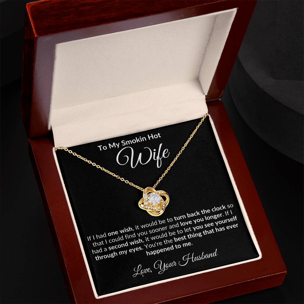 Love Knot Necklace The Perfect Gift! She'll Cry When She See's This!