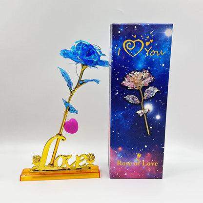 The Perfect Gift for Valentine's Day, Mother's Day, Birthday, Anniversay, Graduation, Christmas. Love Eternal Glow Rose.