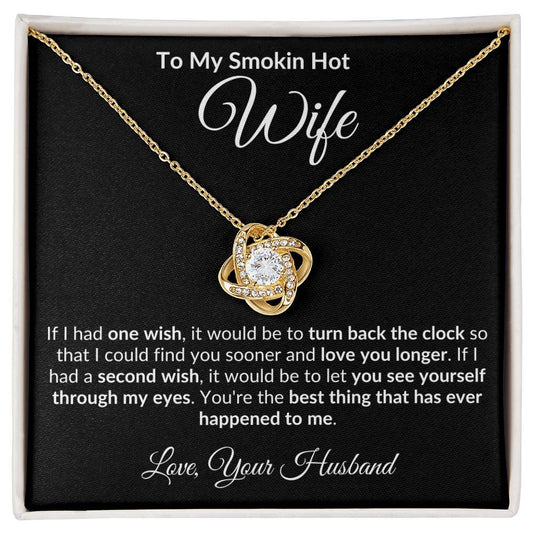 Love Knot Necklace  The Perfect Gift!  She'll Cry When She See's This!